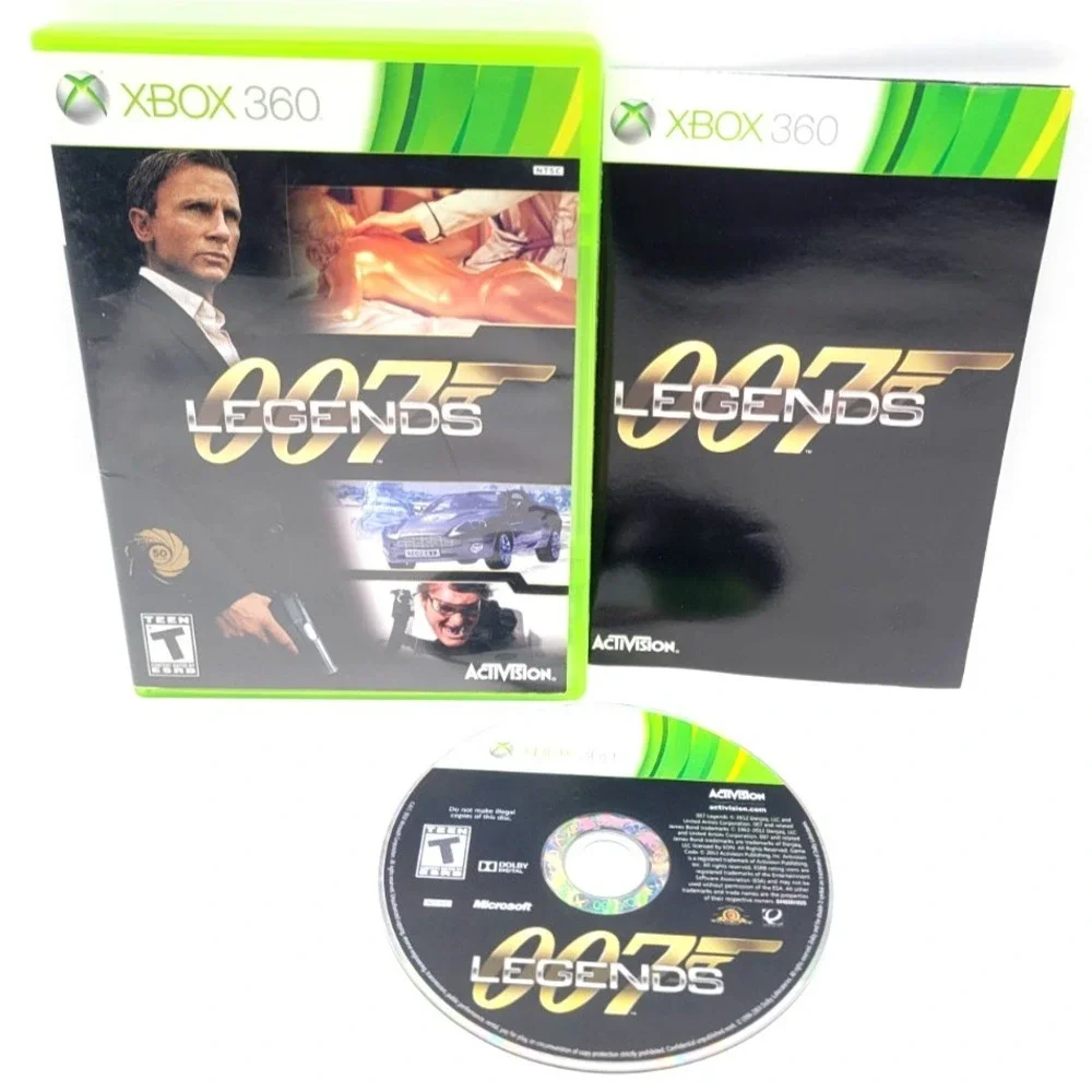007 Legends (Microsoft Xbox 360, 2012) CIB COMPLETE IN BOX